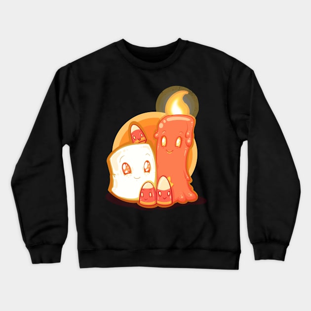 How Candy Corn Is Made Crewneck Sweatshirt by LVBart